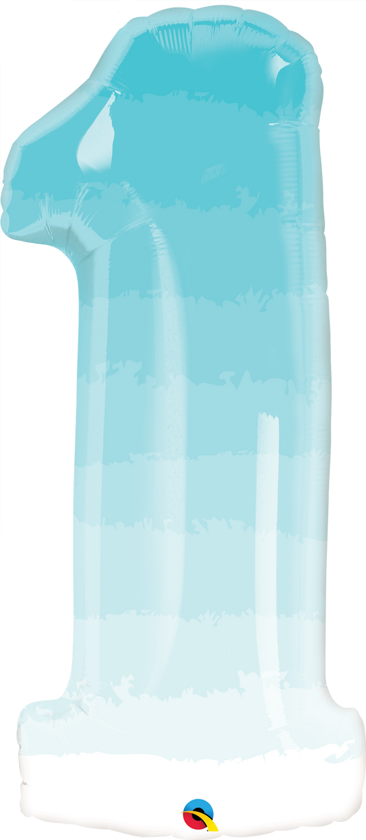 34" No 1 Ombre Azul