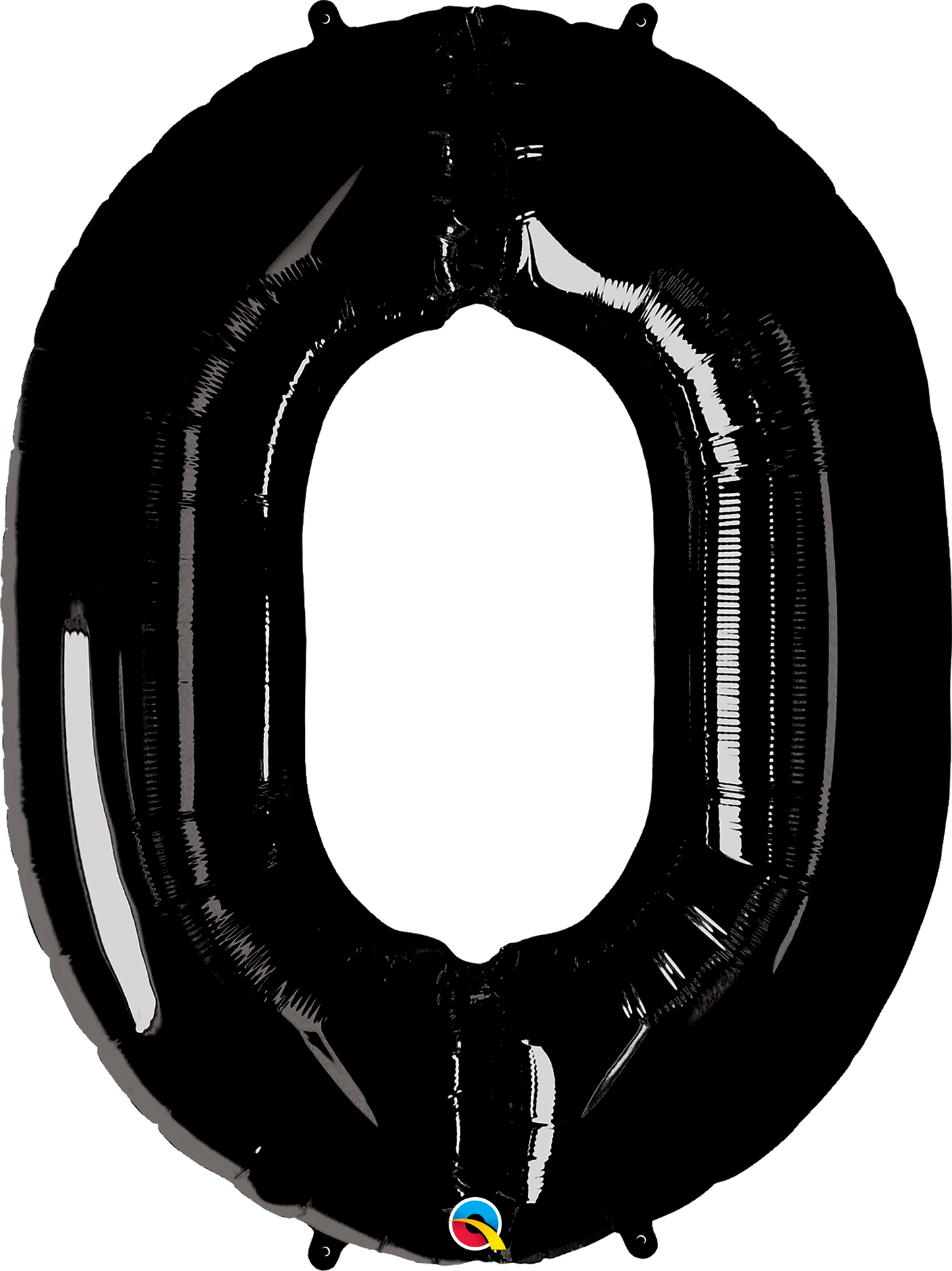 34" Numero Negro Numero 0