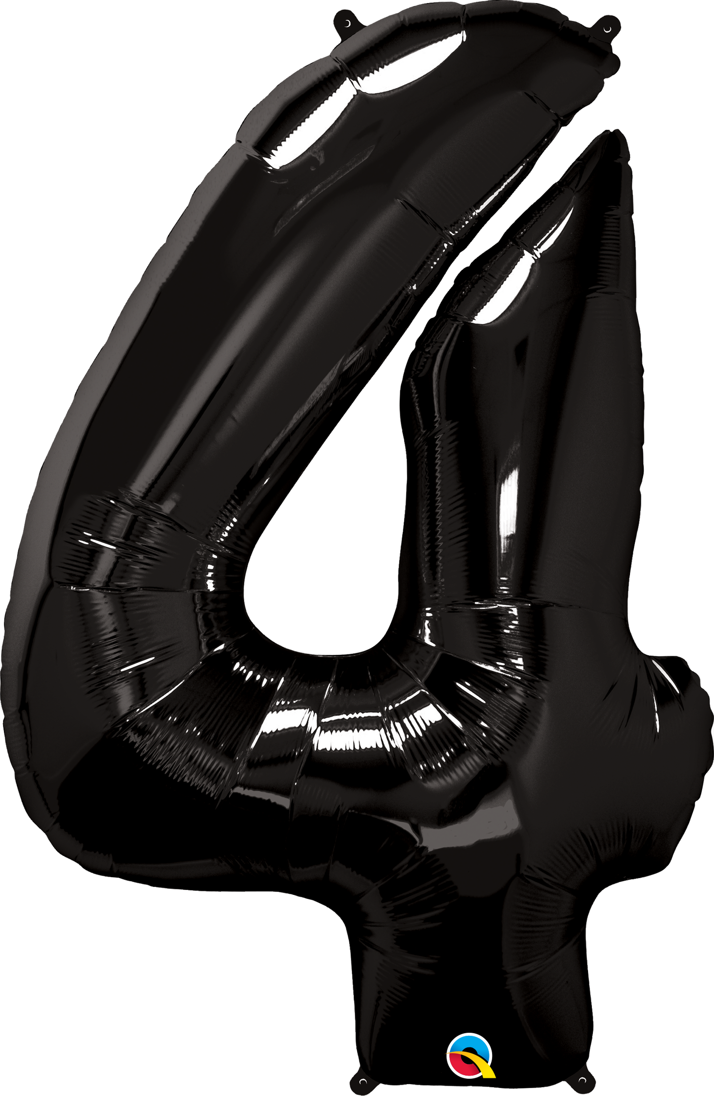 34" Numero Negro Numero 4