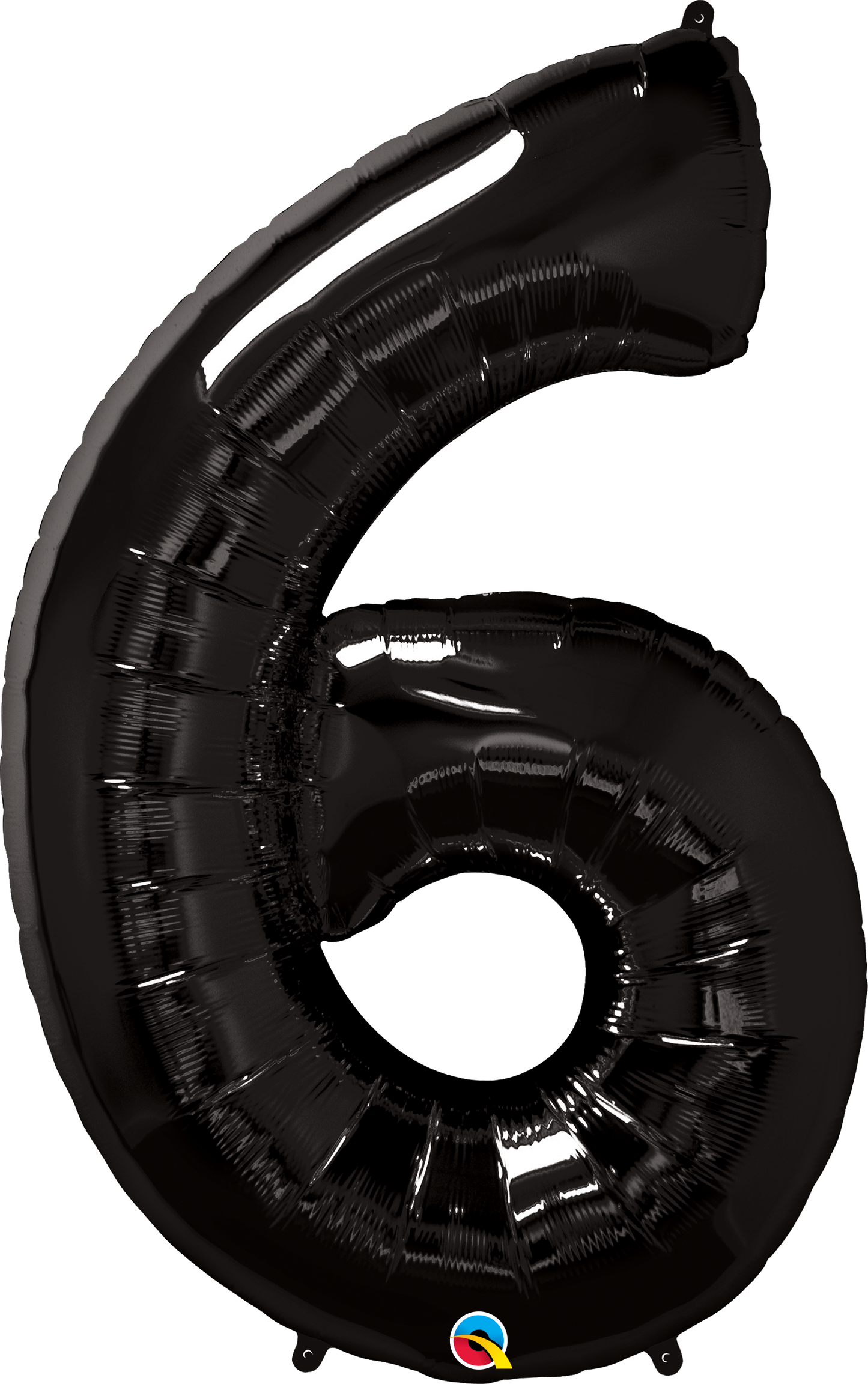 34" Numero Negro Numero 6