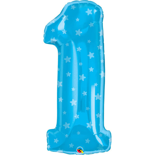 34" No 1 Azul Estrellas